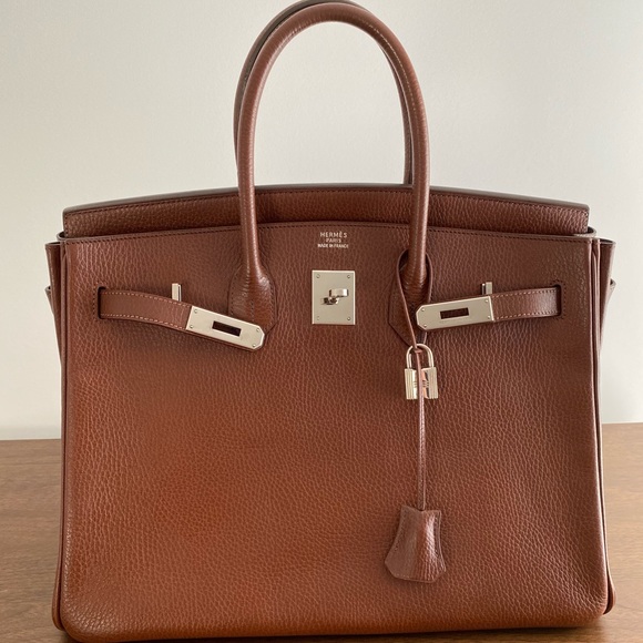 Hermes Handbags - Hermès Birkin 35 - Ardennes Leather - 2000